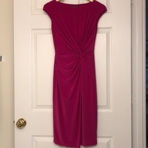 Lauren Ralph Lauren Drape Knot Dress | Pink